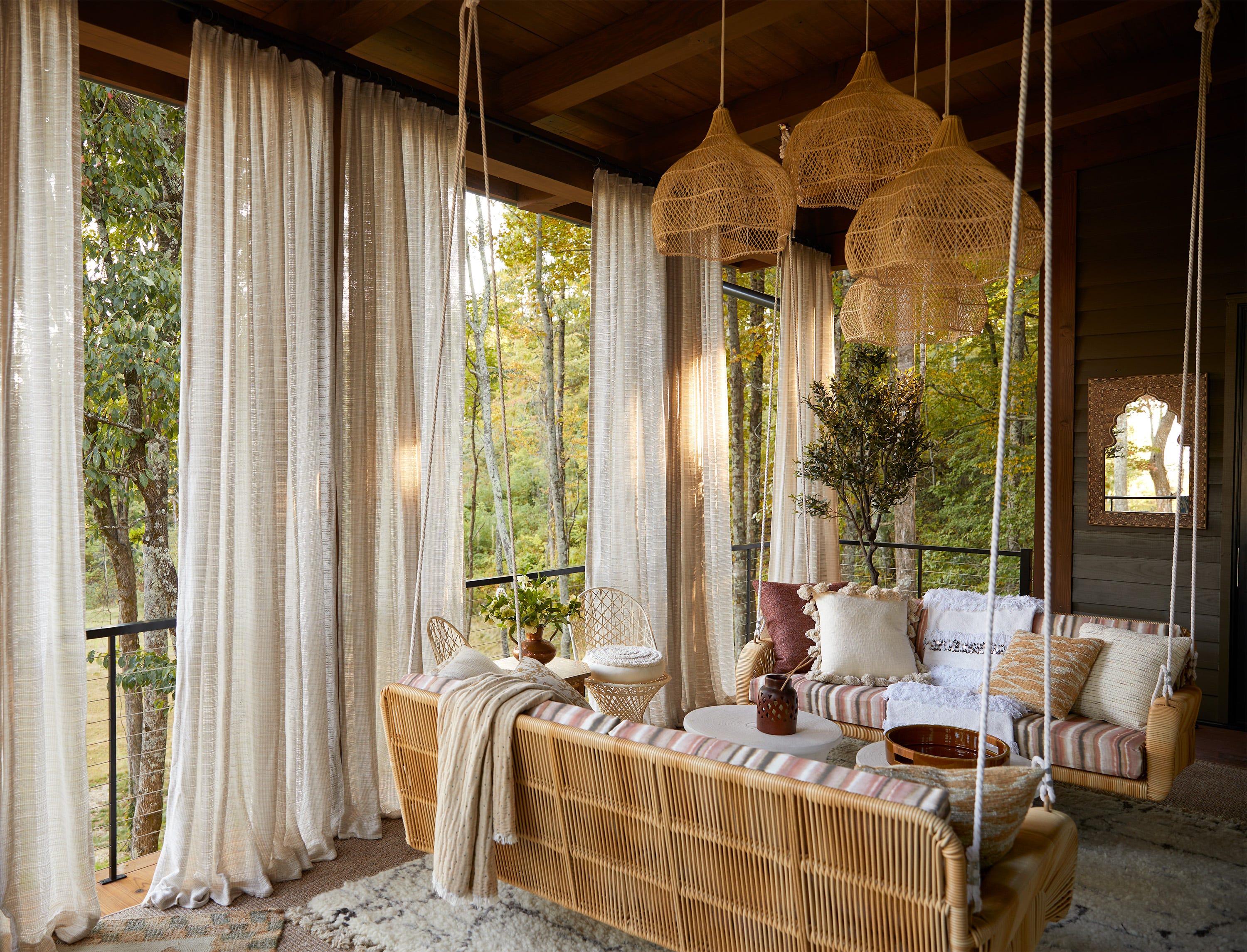Biophilic design incorporates natural elements and materials to foster a connection with nature indoors, a core trend in 2026.